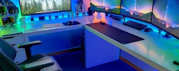bureau d'angle gamer