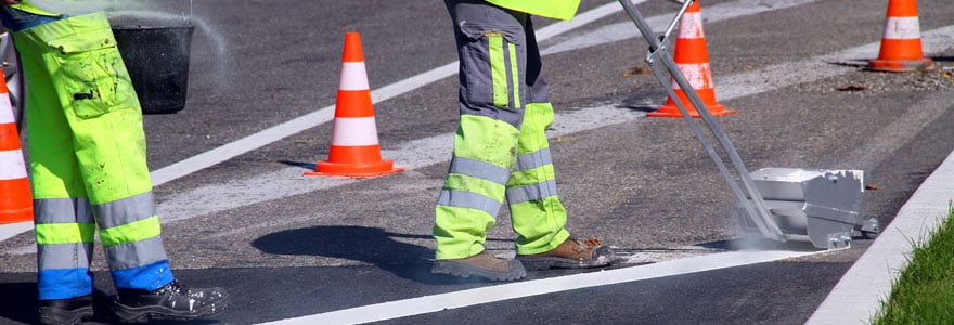 Systèmes de poches pour peintures routières